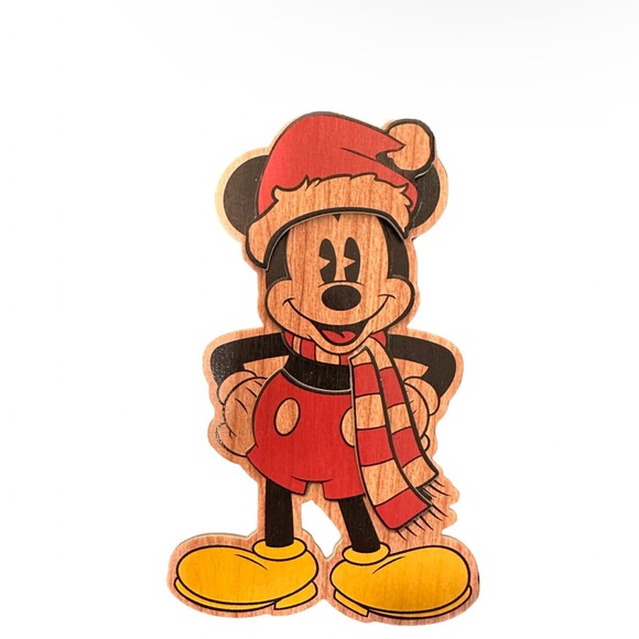 MICKY MOUSE CHRISTMAS HALLMARK CARD - Picture 1 of 1